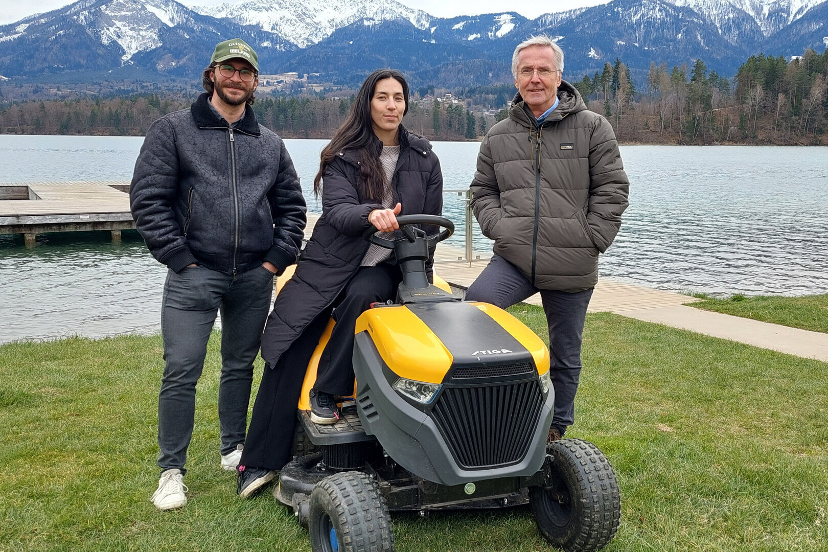 Das Organisationsteam der KEM Kärnten: Lukas Molzbichler, Nina Fábián und Hermann Florian (von links)